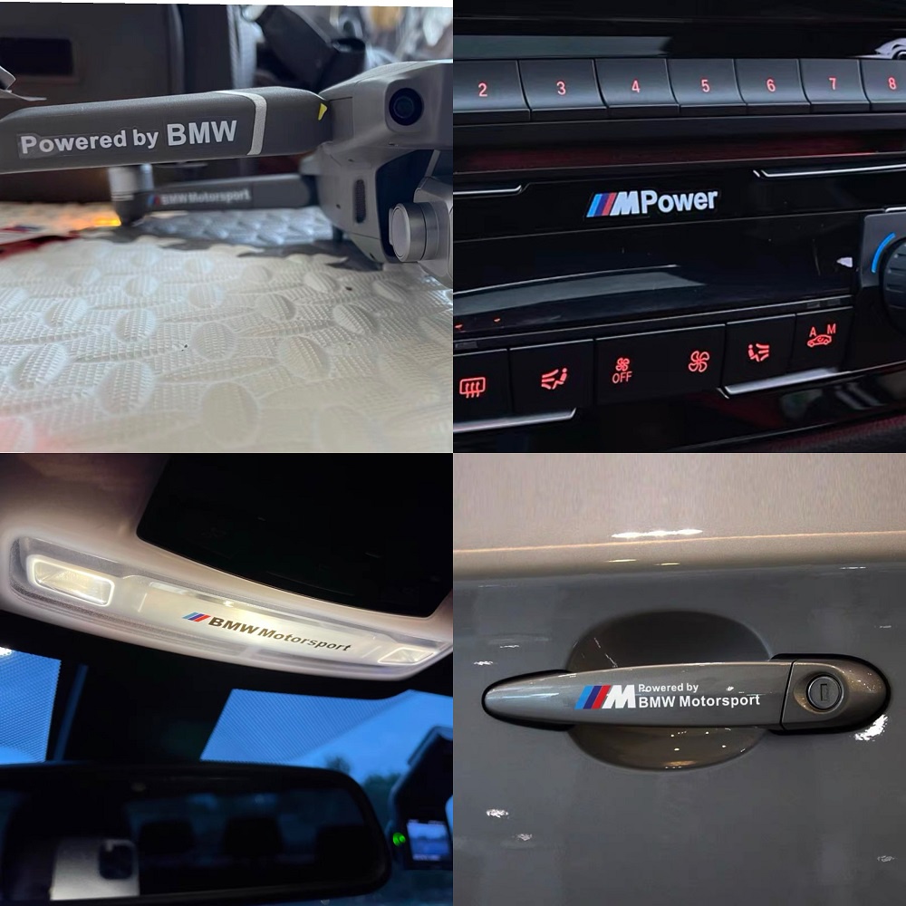 BMW Nhãn dán xe Decal huy hiệu  Hình dán đã sửa đổi