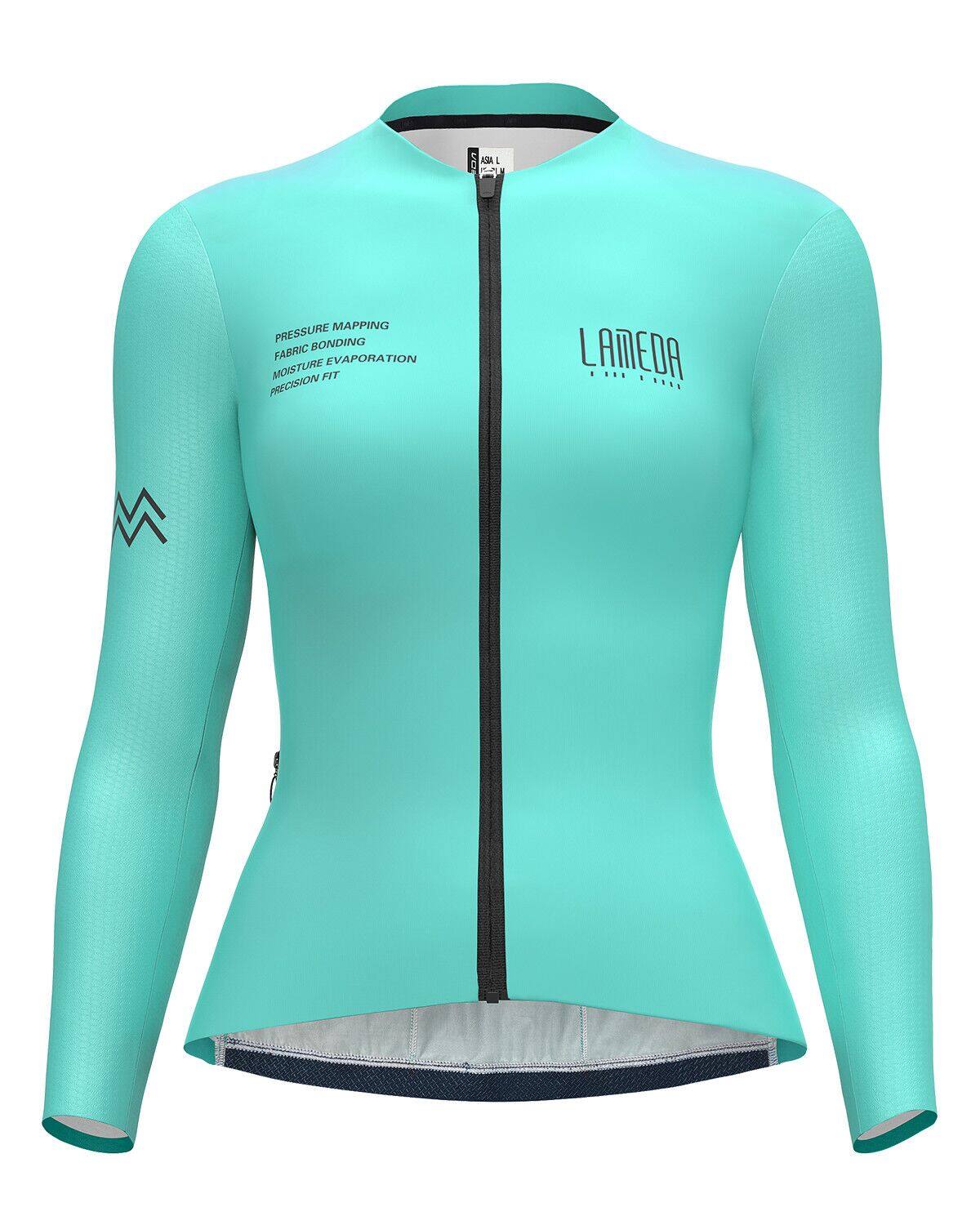 LAMEDA Breathable Sweat Wicking Long Sleeve Bike Clothes Women Cycling Jersey