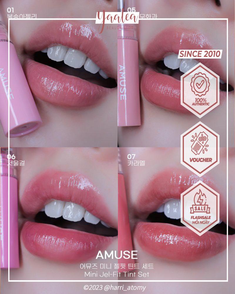Set Son Amuse Mini Jel-Fit Tint 1.3g