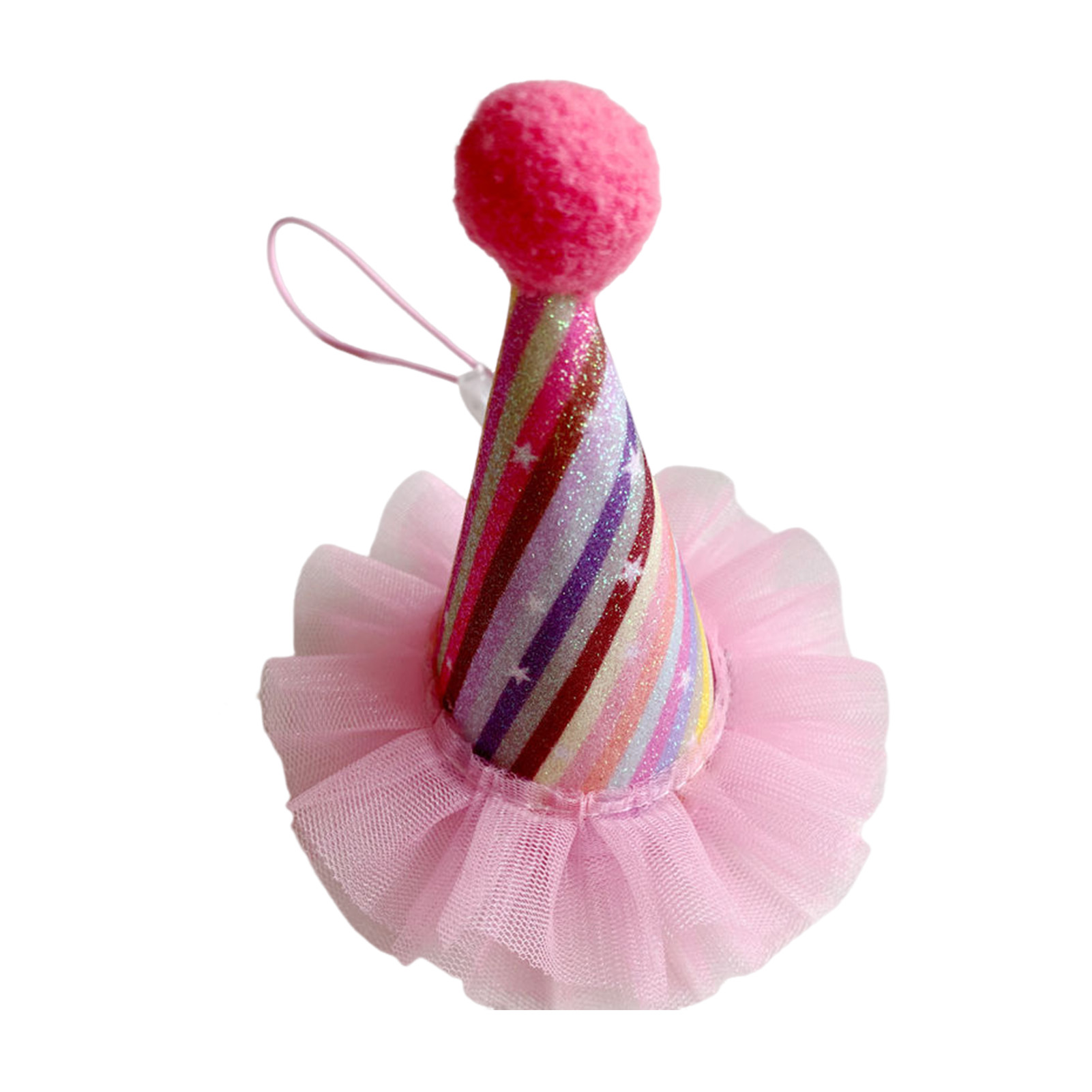 Aixuexi Dog Hat Birthday Pet Hat Adorable Pet Birthday Hat Soft and Adjustable Costume Accessory for Cats and Dogs Perfect for Festivals and Parties