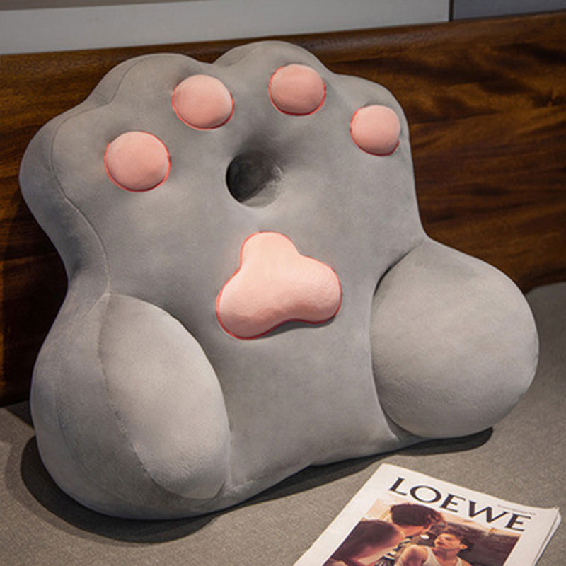 Cartoon cat's claw, office chair, pillow, lumbar cushion, sedentary cushion, back cushion, chair, lumbar sofa, throw pillow