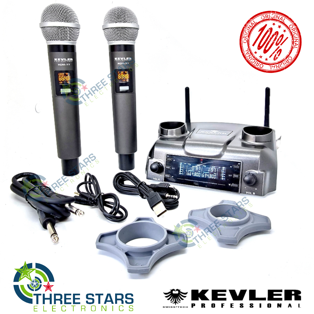 2022 Kevler Professional RCM 77 Dual UHF Rechargable Wireless