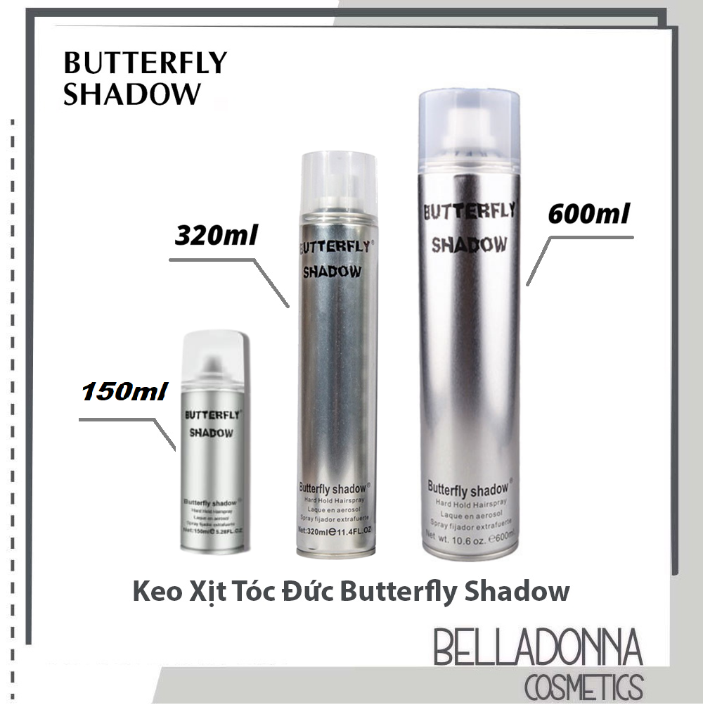 [HCM][ 150Ml - 320Ml - 600Ml ] Keo Xịt Tóc Tạo Kiểu Đức Butterfly Shadow thumbnail