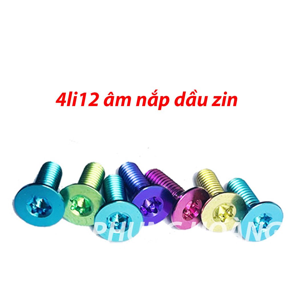 ỐC Nắp Dầu Titan GR5 4li12 Dù Âm