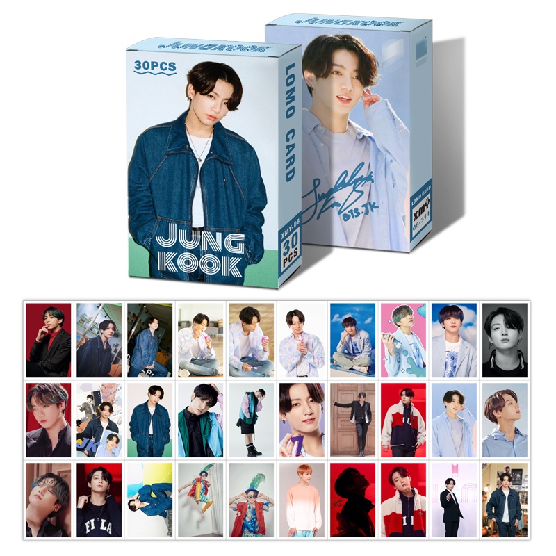 Hộp 30 ảnh lomo card Jungkook BTS