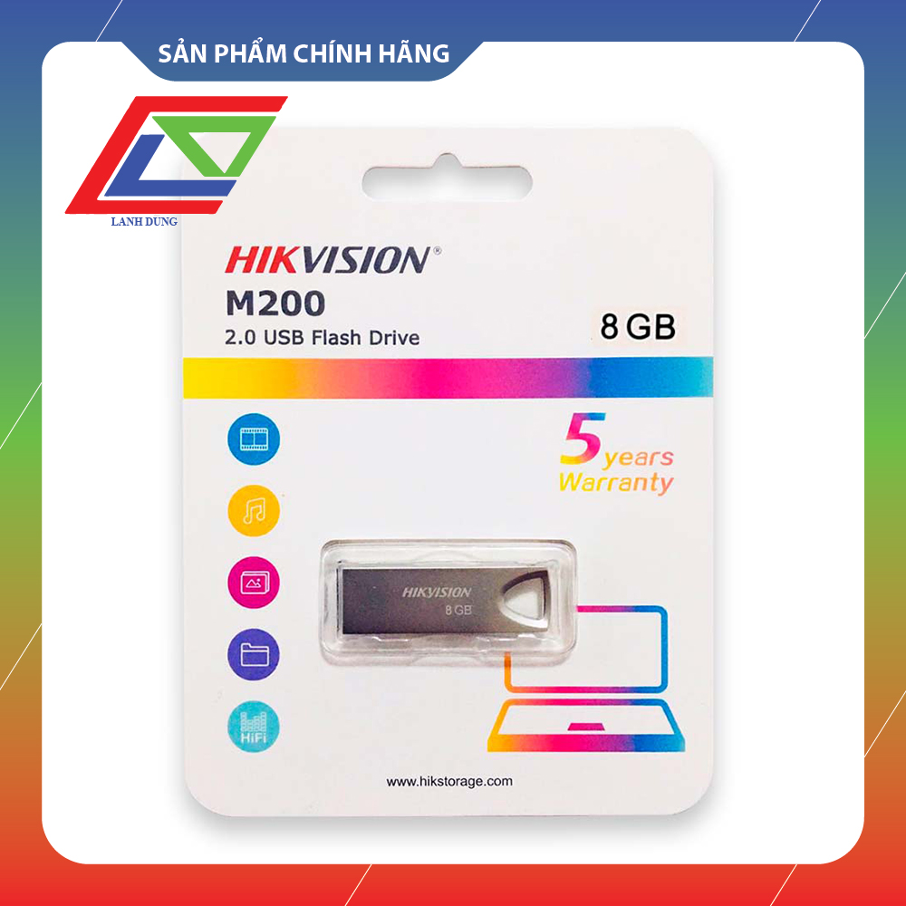 USB Hikvision 8GB HS-USB-M200 - Hàng chính hãng