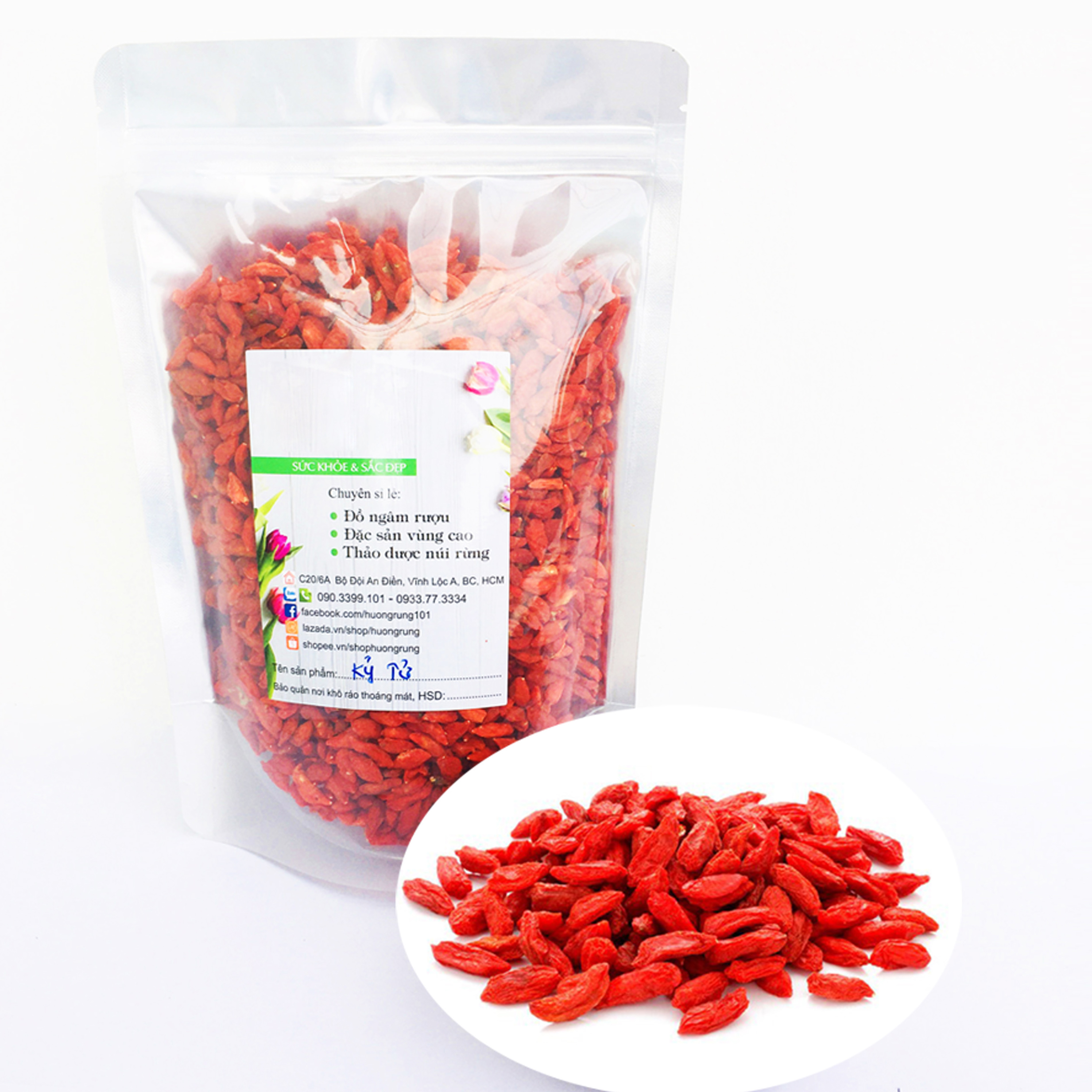 Kỳ Tử đỏ sấy khô hàng ngon 100gr