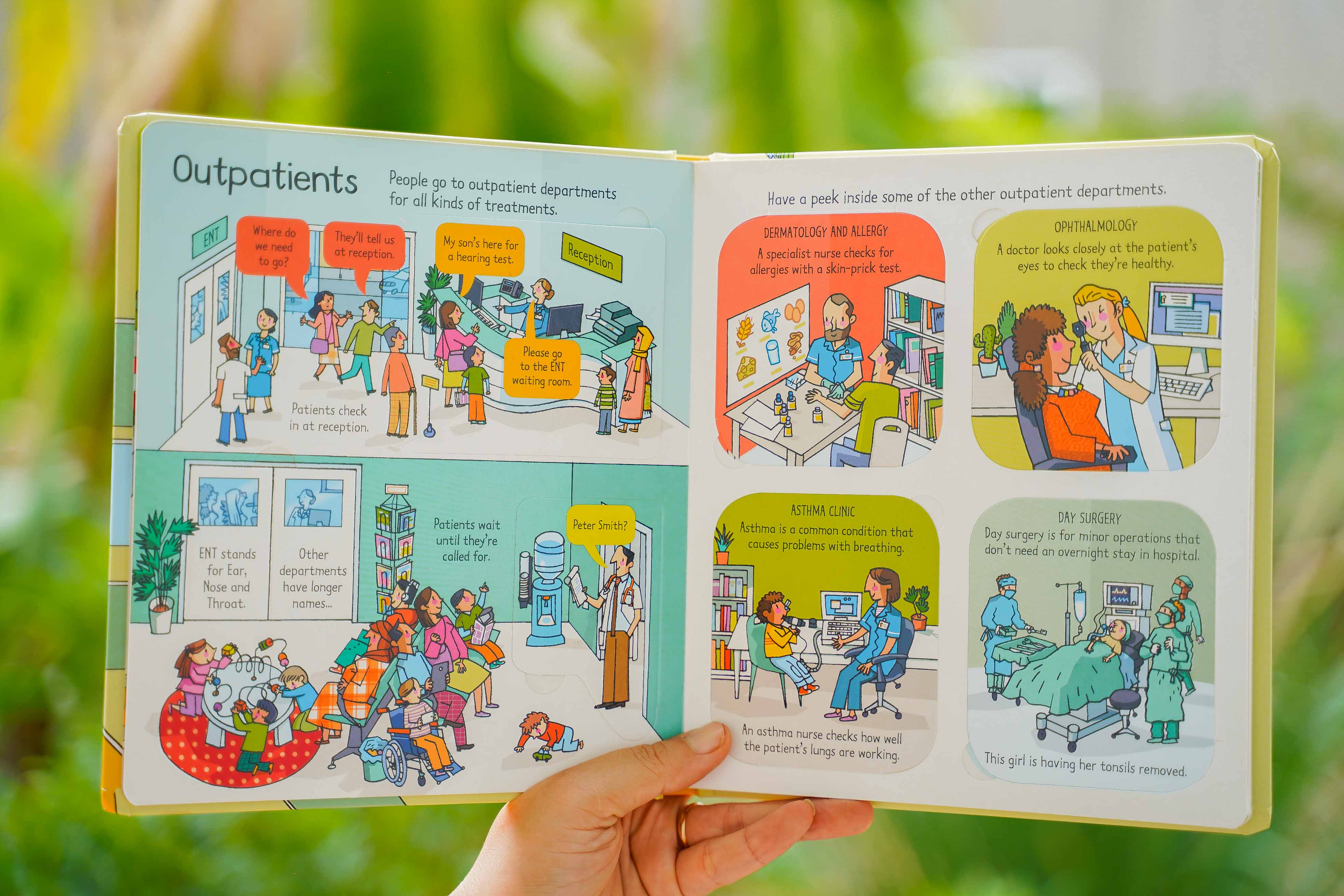 Sách tiếng Anh Usborne lật mở khám phá Look Inside cho trẻ 3-5 tuổi