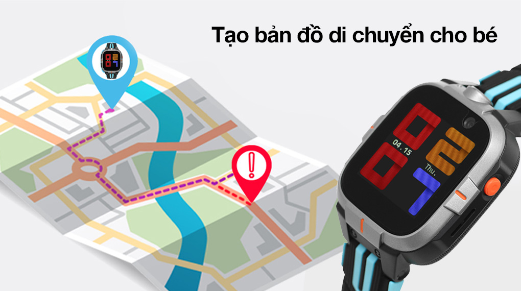 Đồng hồ định vị trẻ em 4G Kidcare S8