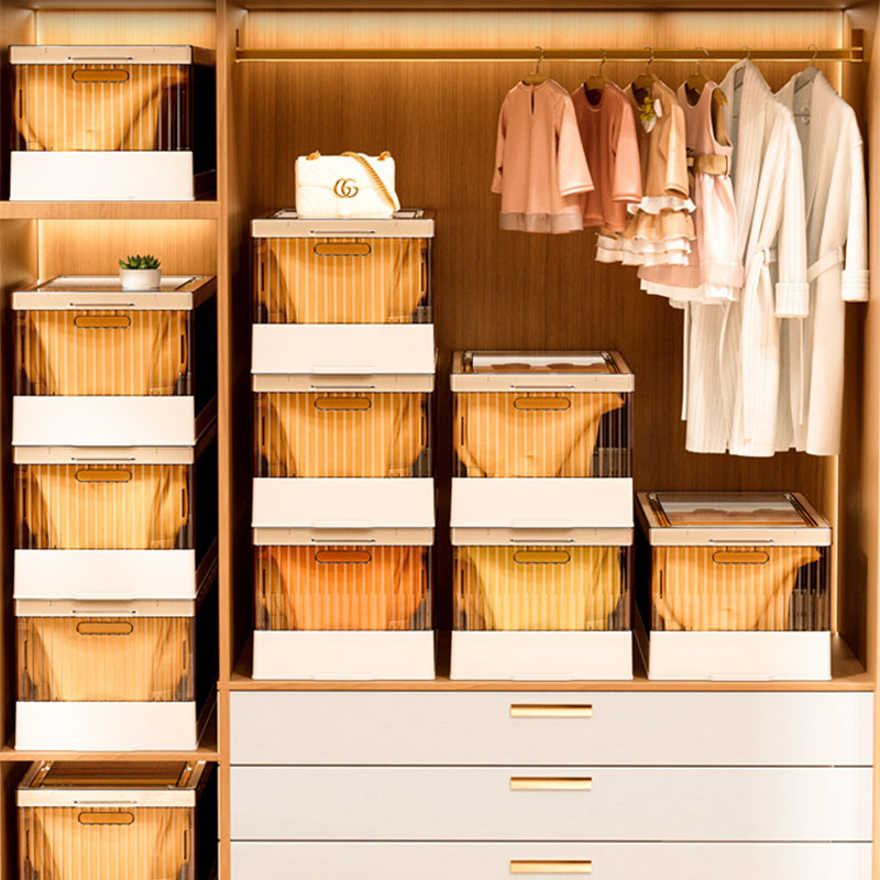 Storage box Clothes sorting box Compartment storage box Clothes box Jeans Large storage basket Household clothes compartment