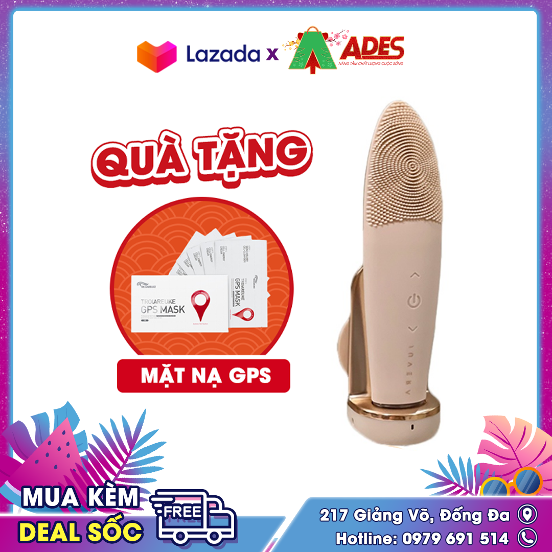 Máy Rửa Mặt Juvera S Premium 3 in 1 Màu Nude - Bảo Hành Chính Hãng