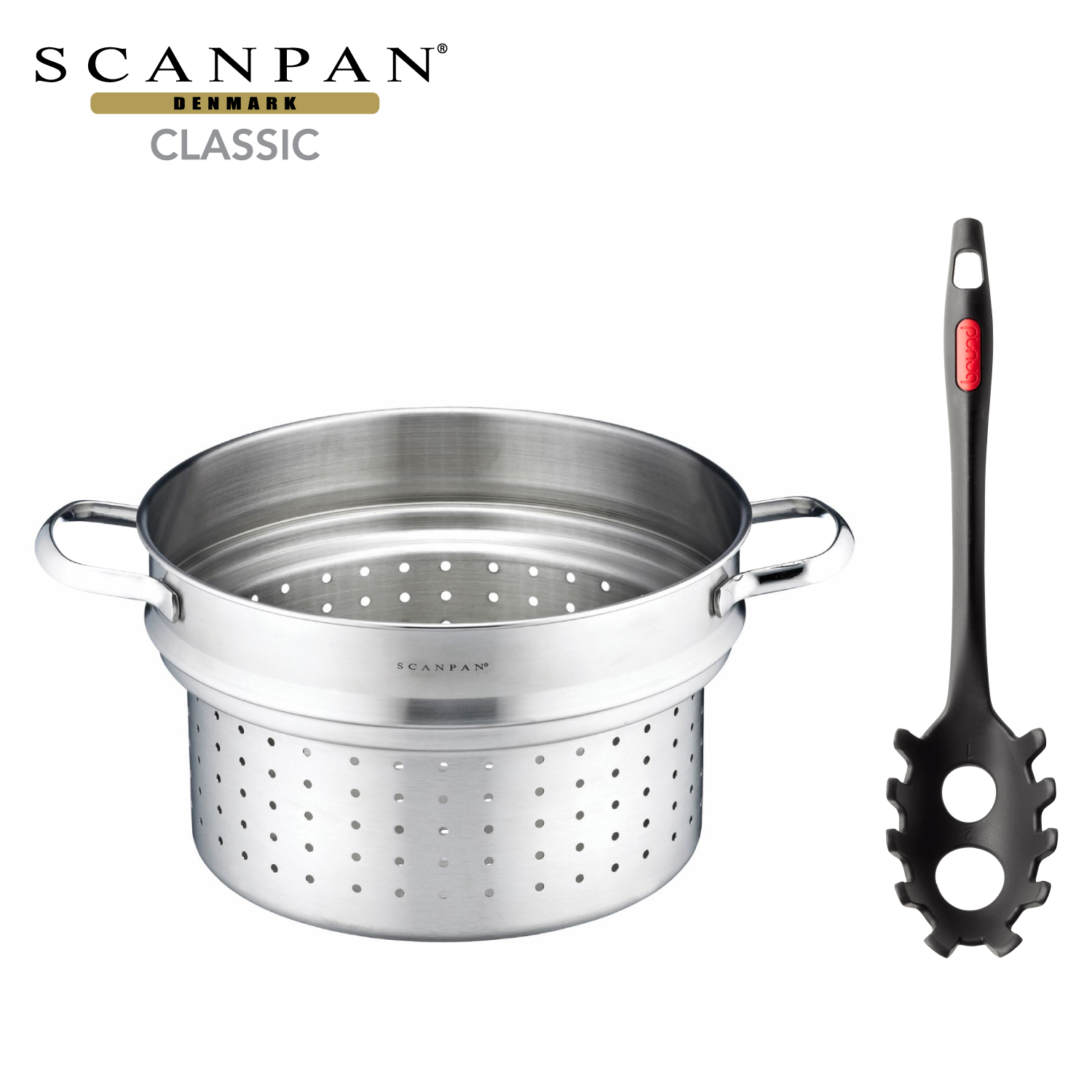 SCANPAN Classic Pasta Insert Stainless Steel 26 x 26 x 26 cm