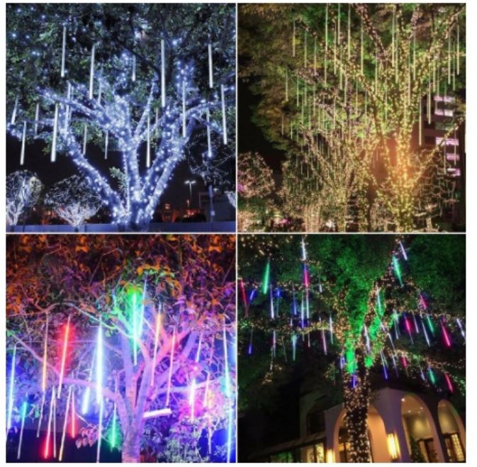 30cm Meteor Shower Rain Light Tubes Christmas Lights 8 in1 Lazada PH