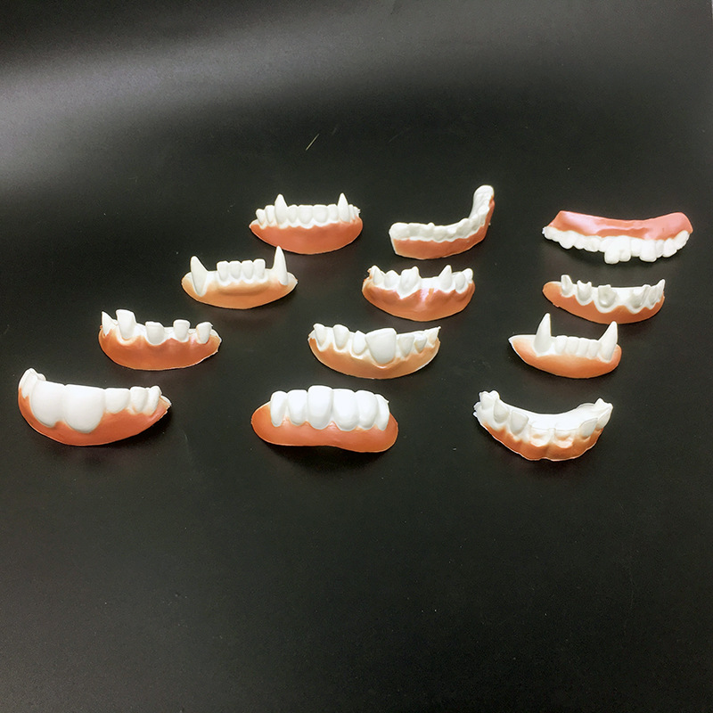 Halloween Vui Giả Răng Giả Răng Khểnh răng Ma Cà Rồng giả mạo đạo cụ