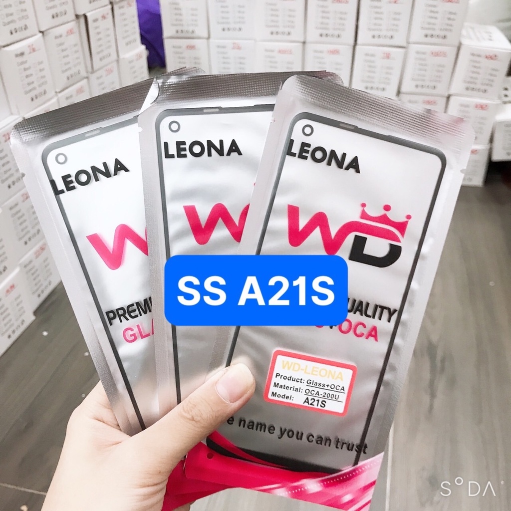 Kính ép có keo oca samsung a21s
