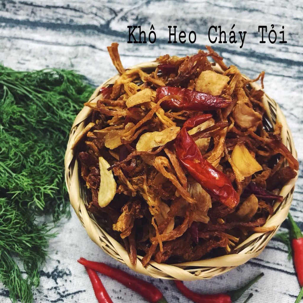 Khô heo cháy tỏi 1kg