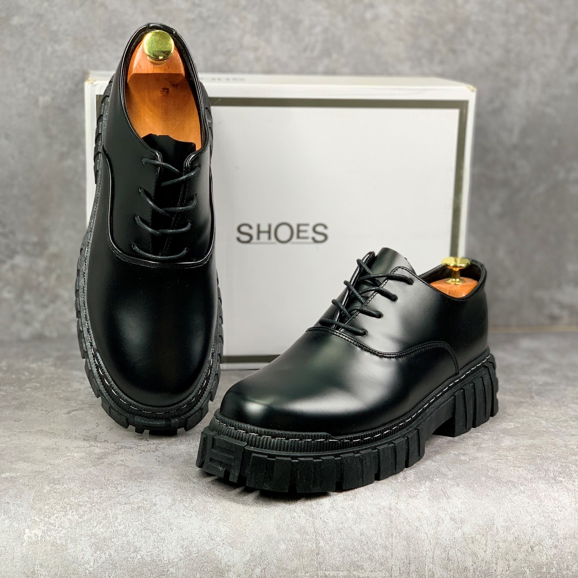 Giày Bốt dr martens JAM thấp cổ tăng chiều cao 6 cm MD01