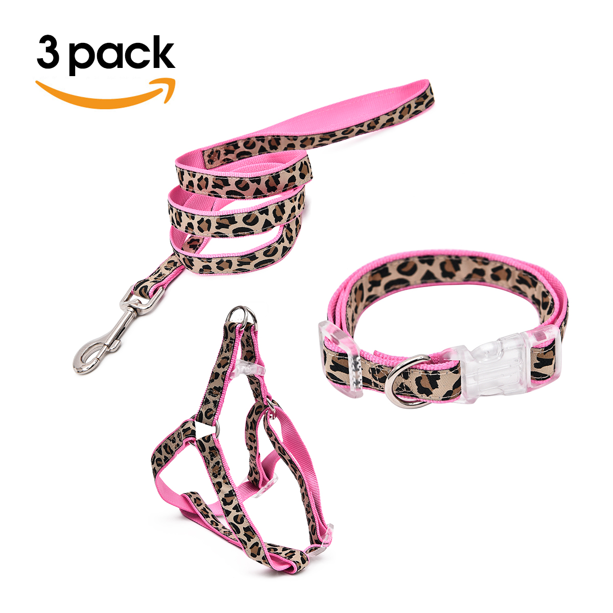 pink leash for dog