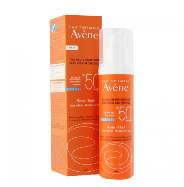[100% AUTH] KEM CHỐNG NẮNG AVENE FLUID / CLEANANCE SPF50+ 50ML