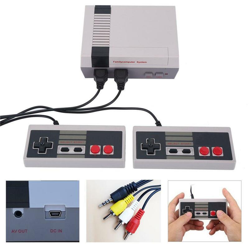 Máy chơi game cổ điển NES Classic 620 games trong 1 với 2 tay cầm 4 nút - Hàng Chính Hãng thumbnail