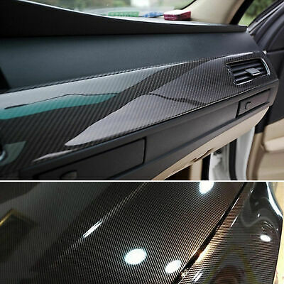 7D%20Glossy%20Carbon%20Fiber%20Vinyl%20Film%20Car%20Interior%20Wrap%20Stickers%2012%20inch%20-%20Image%202