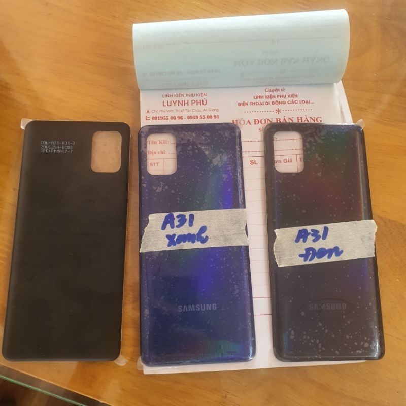 Nắp lưng Samsung A31 zin bao test
