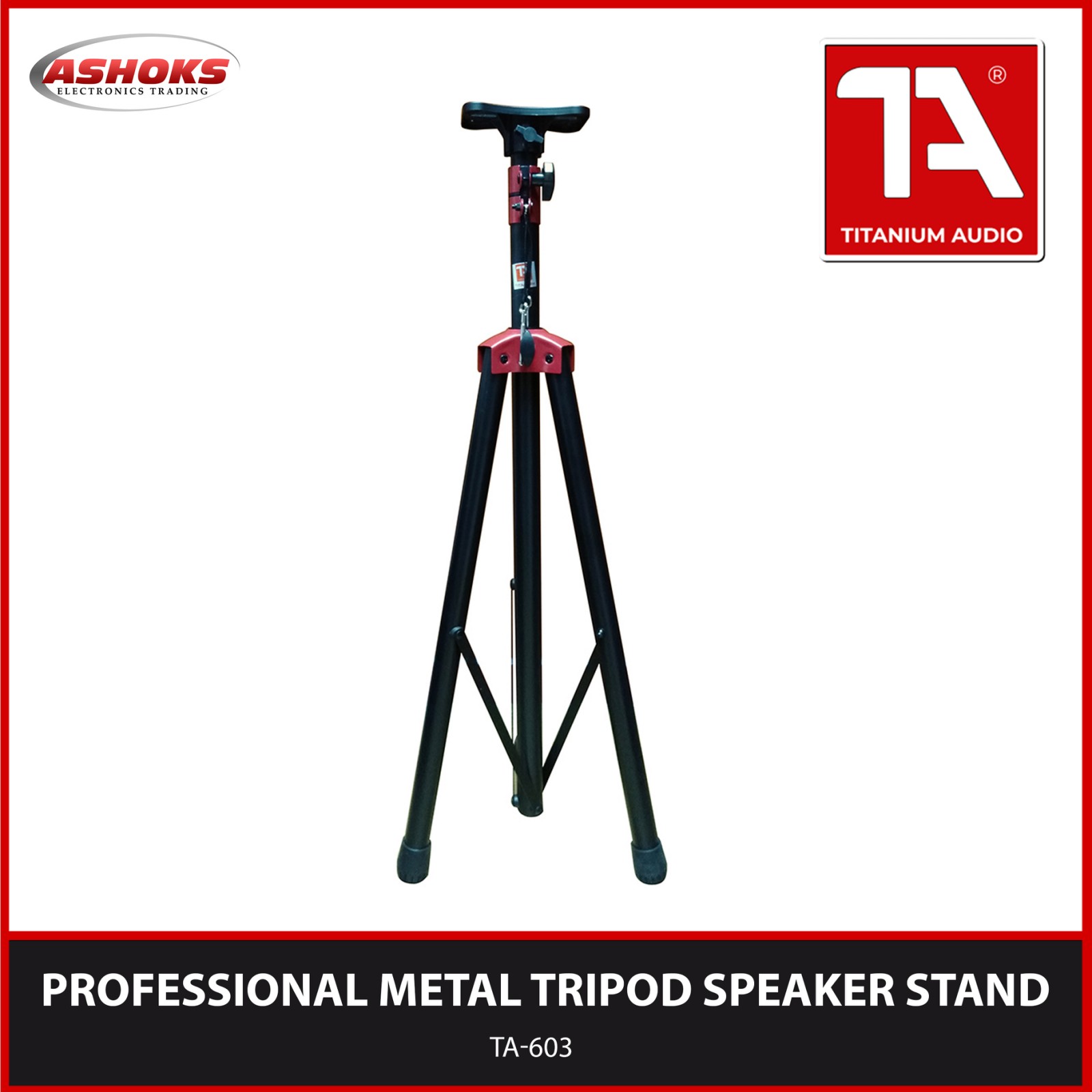 Titanium Audio TA 603 Speaker stand / Professional metal tripod Speaker