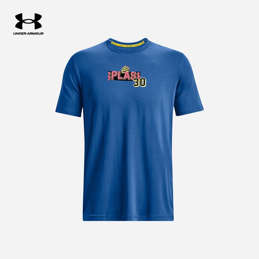 Under armour áo thun thể thao nam curry splash party 1376803-481 ntt4
