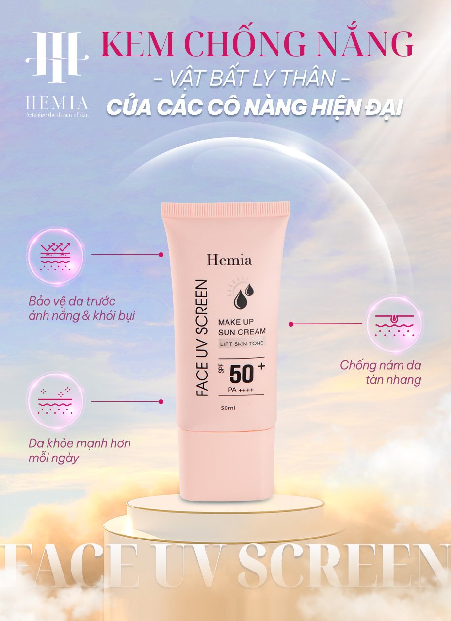 Kem chống nắng Hemia Hàn Quốc