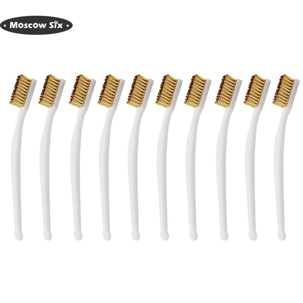 5/10PCS Polishing Metal Brushes Polishing Mini Steel Wire Brushes Grinding Cleaning Tools Rust Removal Paint Rust Remover for Metal Rust Removal Paint