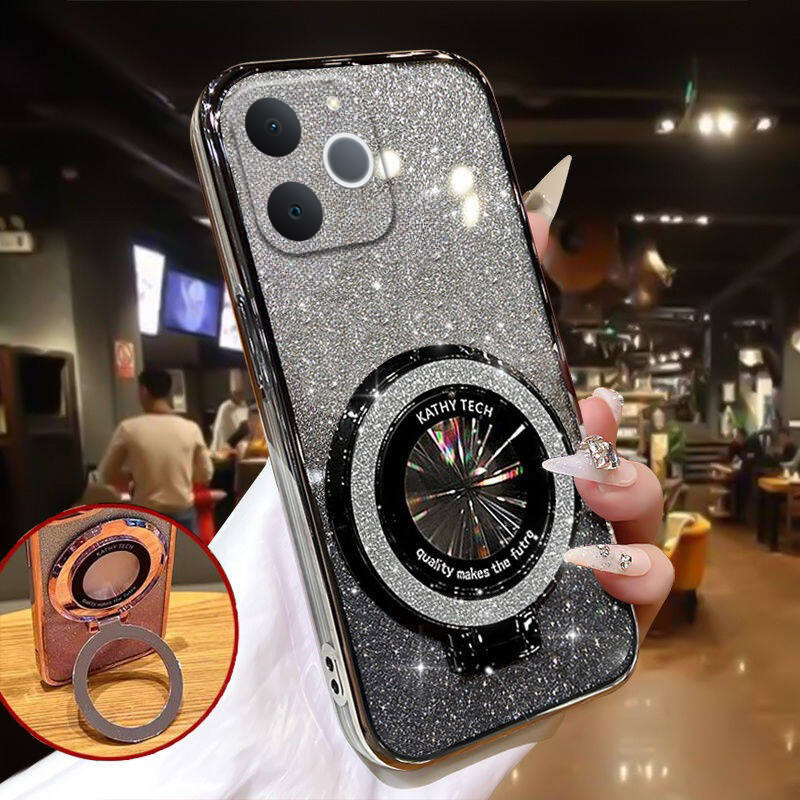 New%20Phone%20case%20Realme%20Note%2070%20Back%20cover%20Fashionable%20Frosted%20Silicone%20Soft%20Clear%20Dustproof%20Bracket%20Adsorb%20Holder%20For%20Realme%20Note%2070%20case%20-%20Image%202