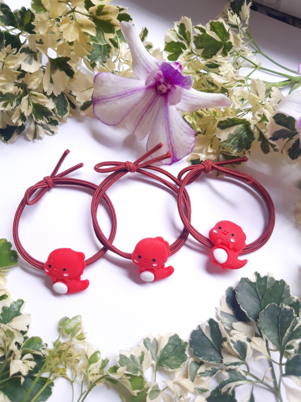 Combo 5 Cột Tóc Khủng Long Siêu Xinh( Hàng Đẹp Bền, Chắc, Hình Thật).