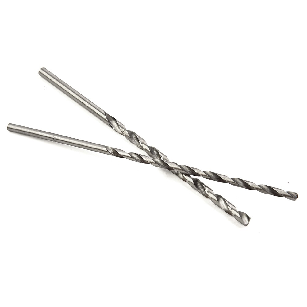 Silver Drill Bit 150mm 3mm 5mm Accessories Extra Long High Speed Steel
