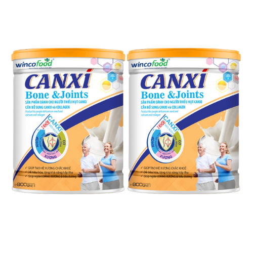 COMBO 2 LON SỮA BỘT WINCOFOOD CANXI BONE&JOINTSBổ sung Canxi