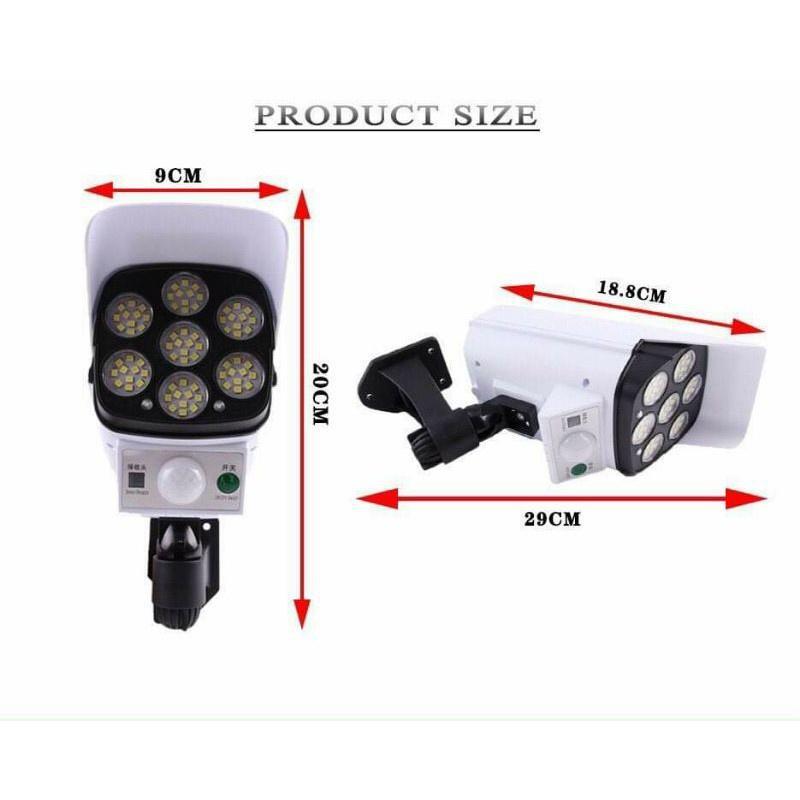 Đèn Năng Lượng Mặt Trời Giả Camera Giám Sát