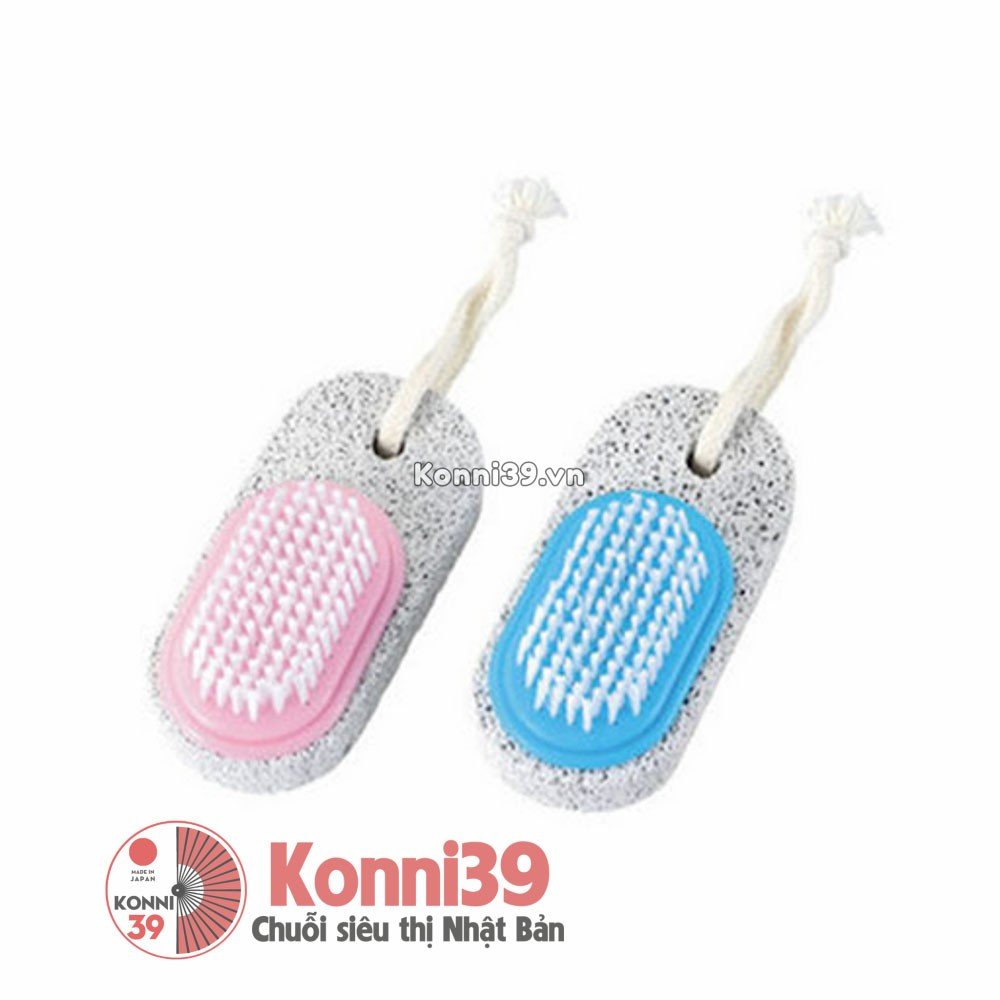 Đá bọt chà gót chân kèm bàn chải - hàng nội địa nhật bản - 1900886806 - freeship max - konni39 sơn hòa