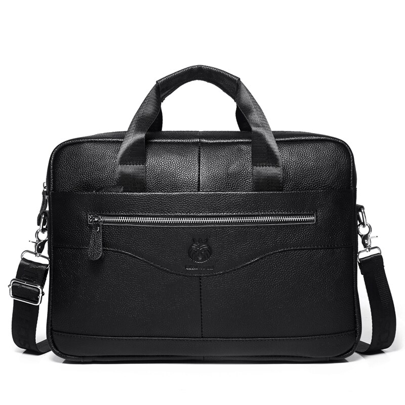 SCHLATUM 2023 Men's Genuine Leather Briefcase Business Handbag Fashion Retro Crossbody Bag Laptop 14-Inch Messenger Bag