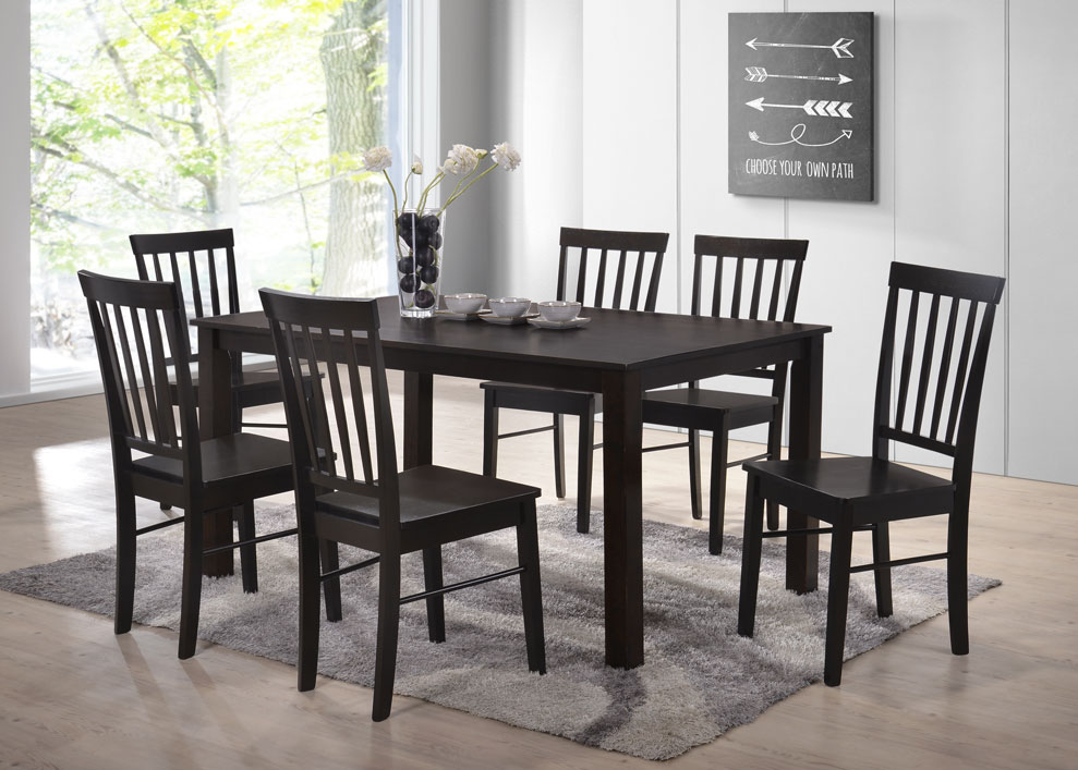 [Furniture Amart] Solid Wooden Dining Set Table Chair with cushion or ...