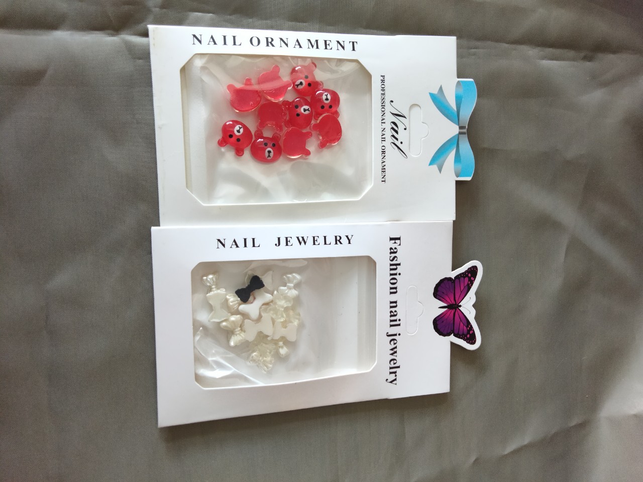 1 Charm nơ các loại trang trí móng