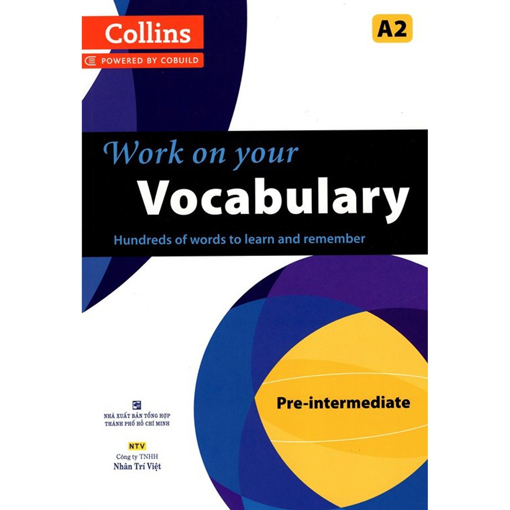 Nhà sách Minh Tâm _ Sách - Collins Work On Your Vocabulary - Pre - intermediate A2