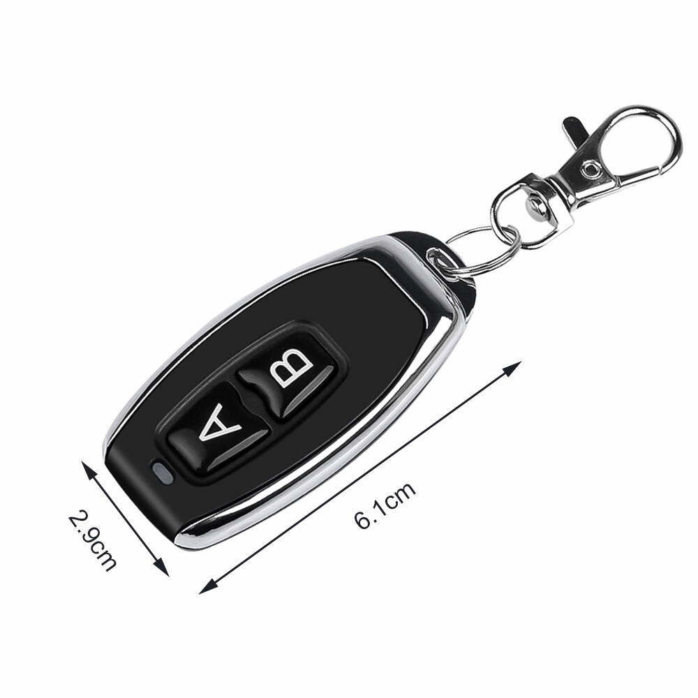 Máy phát tần số vô tuyến 433 Mhz điều khiển từ xa với công tắc điều khiển từ xa không dây DC 12V 1CH Rơ Le thiết bị nhận mô-đun