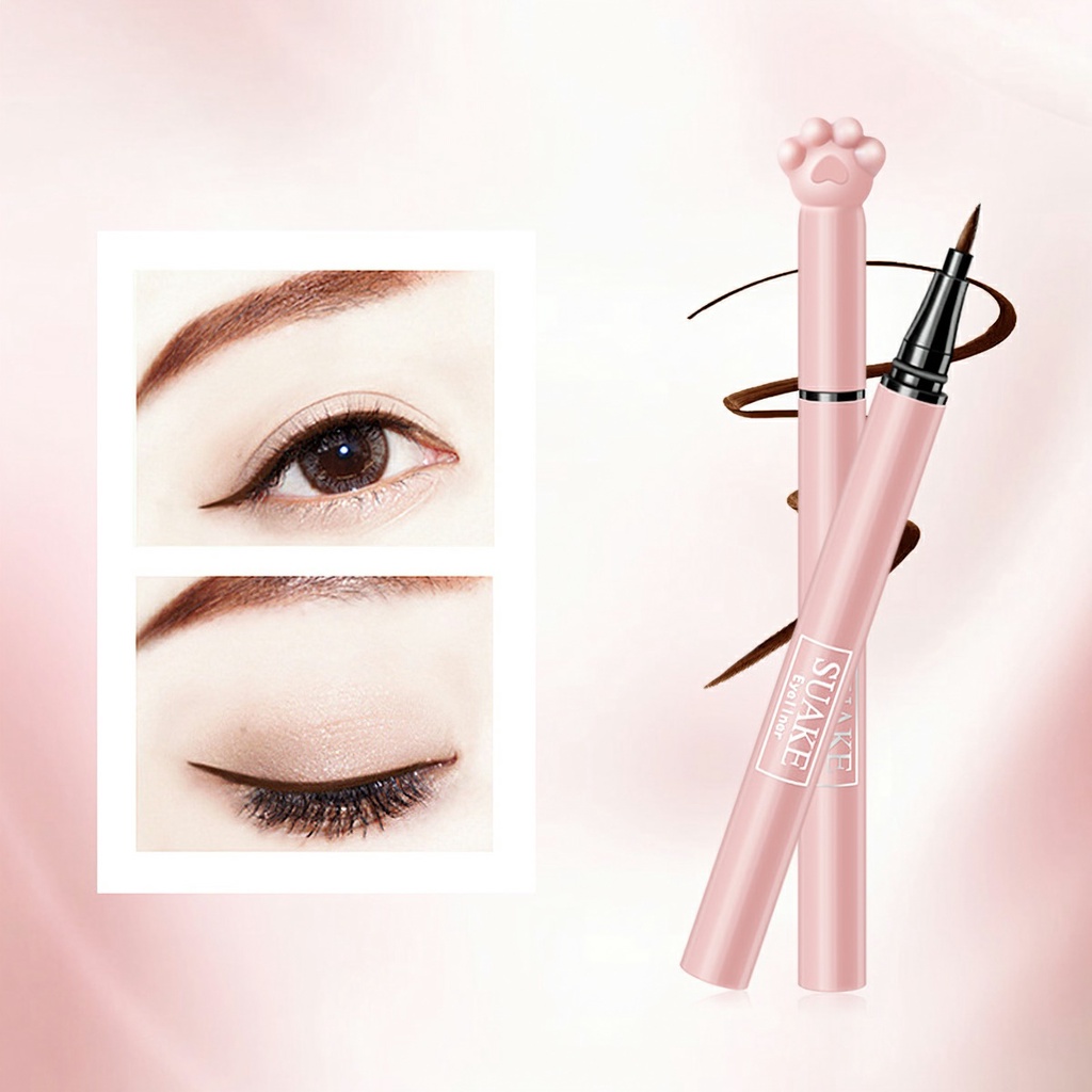 Lumbley black liquid eyeliner waterproof long lasting makeup eyeliner-Intl