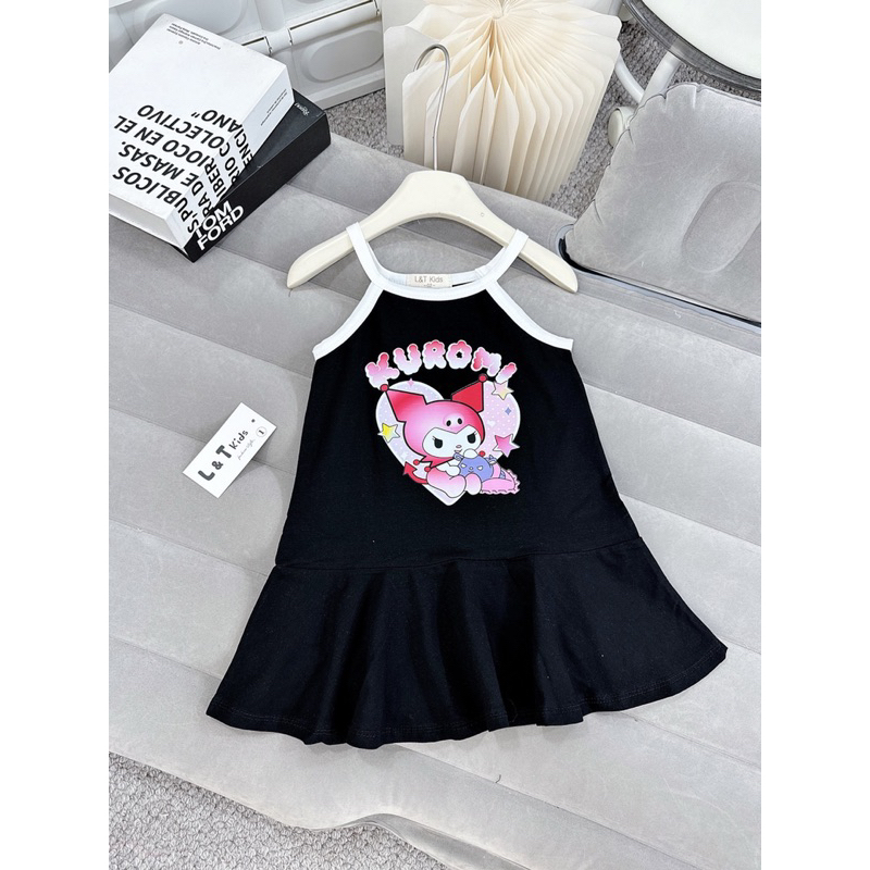 Váy đầm 2 dây đuôi cá CS100 Kuromi cho bé gái