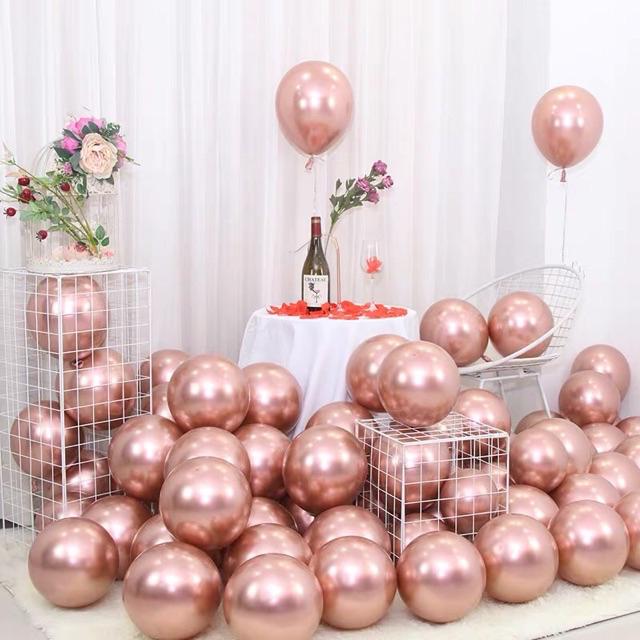 Set 50 bong bóng siêu nhũ 10 inch