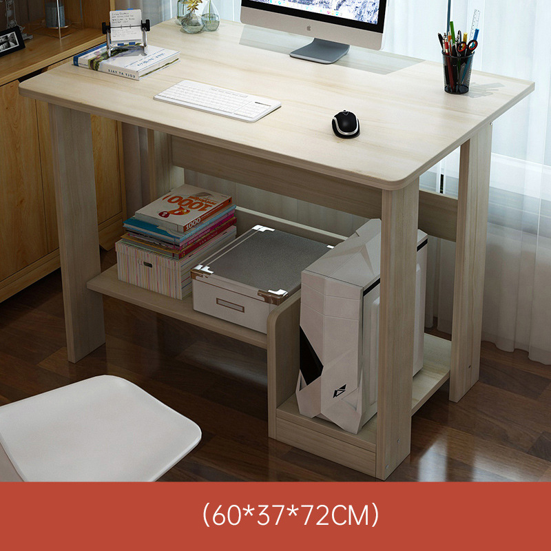 Simple desktop computer table desktop table home writing desk with bookcase combination table simple office desk