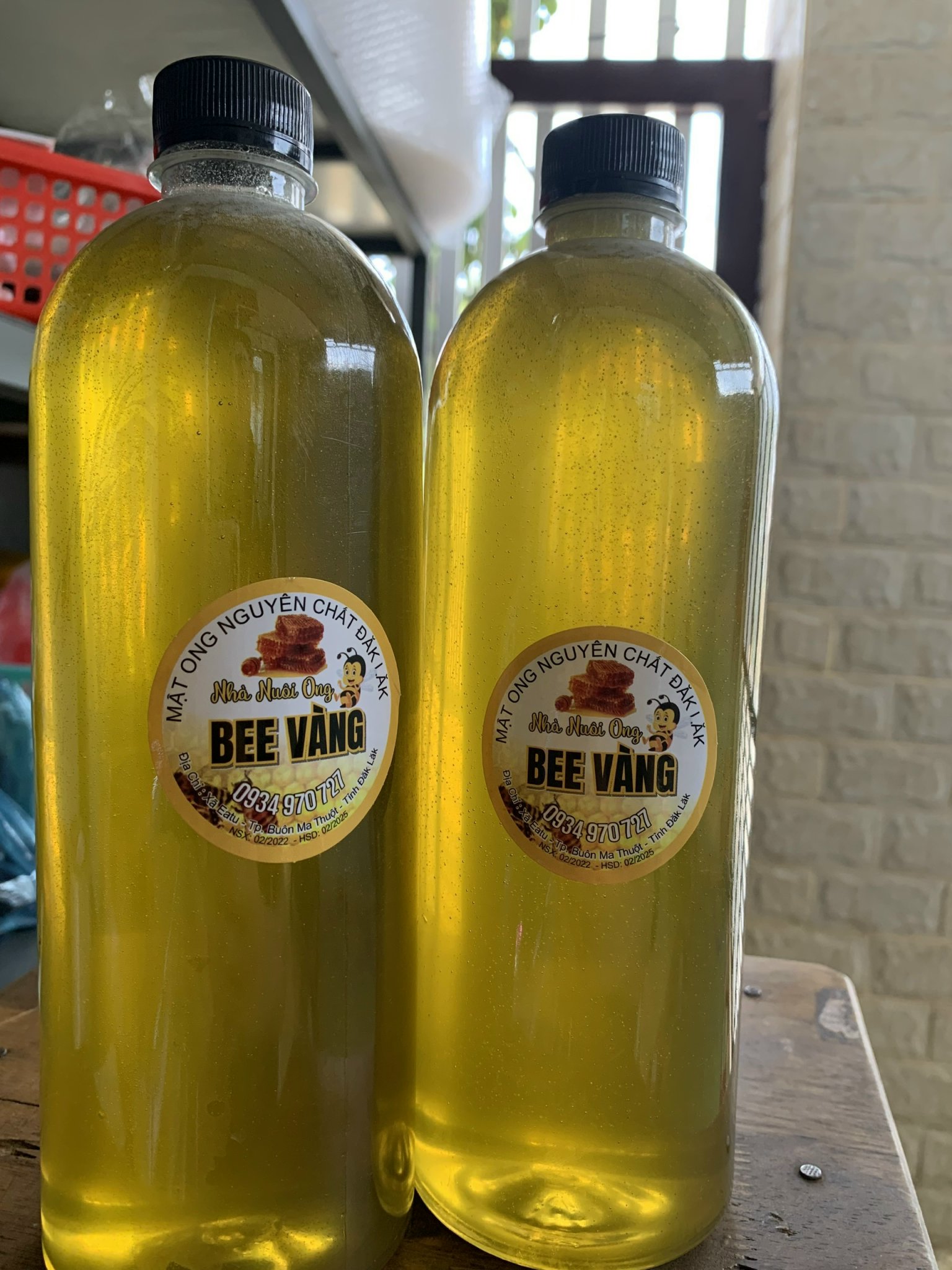 2 Lít 2 CHAI 1000ml mật ong hoa bạc hà cao nguyên đá Hà Giang thumbnail