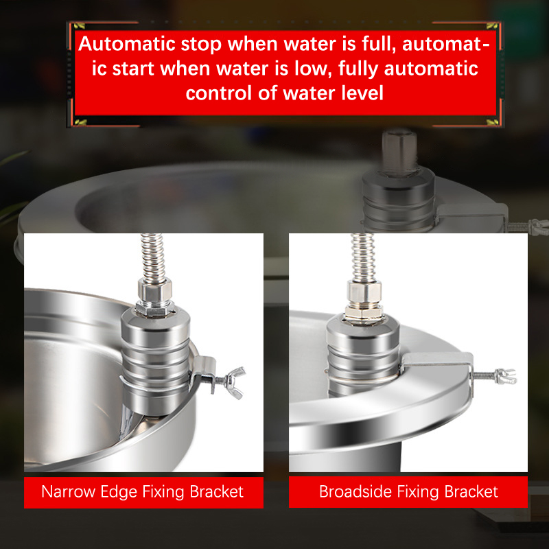304 Stainless Steel Fully Automatic Water Level Control Float Valve,Auto Shut Off Float Valve for Water Tank. 