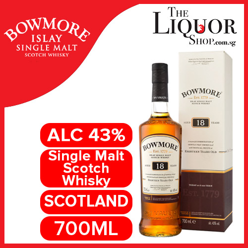 BOWMORE 18年 700ml 43% Bowmore - 18 YO 70 cl 43% vol