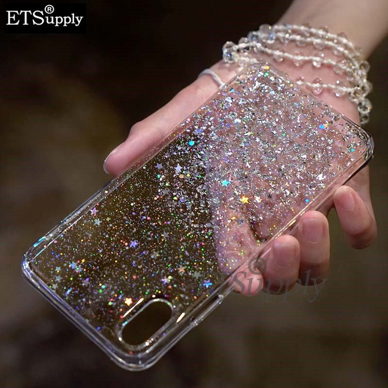 Phone case Tecno Spark 10 Pro 10C Shiny Ring Glitter Soft Transparent Holder Stand Back Cover with ring Stars Moon Girls Back cover Tecno Spark 10C 10Pro Case. 