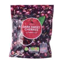 Sainsbury's Dark Sweet Cherries - Frozen
